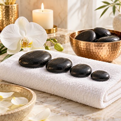 Hot stone massage